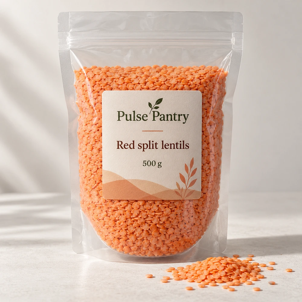 Red split lentils